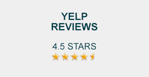 Yelp Reviews: 4.6 Stars
